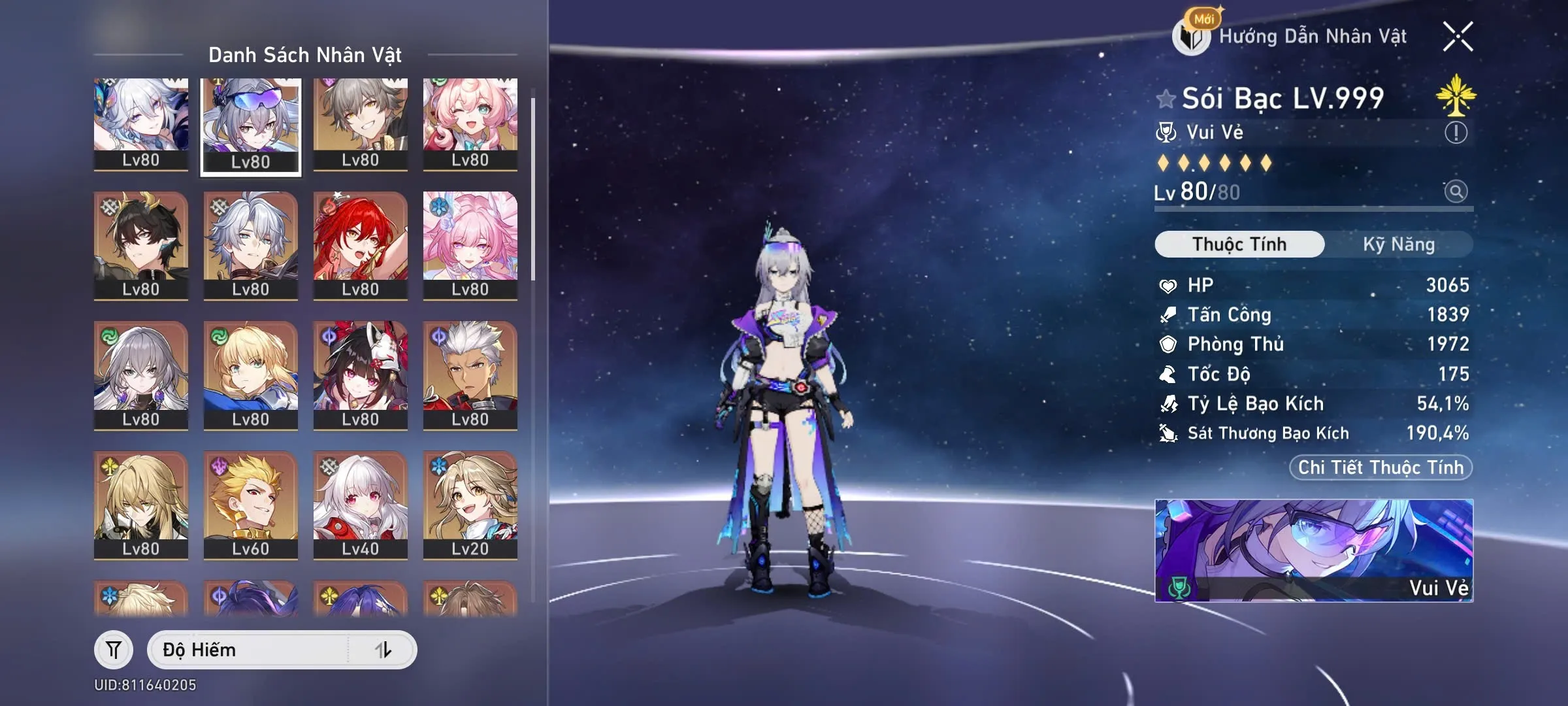 TEAM SÓI BẠC NHỎ + HIMEKO NOVA+ PHAINON + VÀI CHAR KHÁC+ CÒN TÀI NGUYÊN CHO AE + 1 ACC GENSHIN NHỎ Zl 0332890807