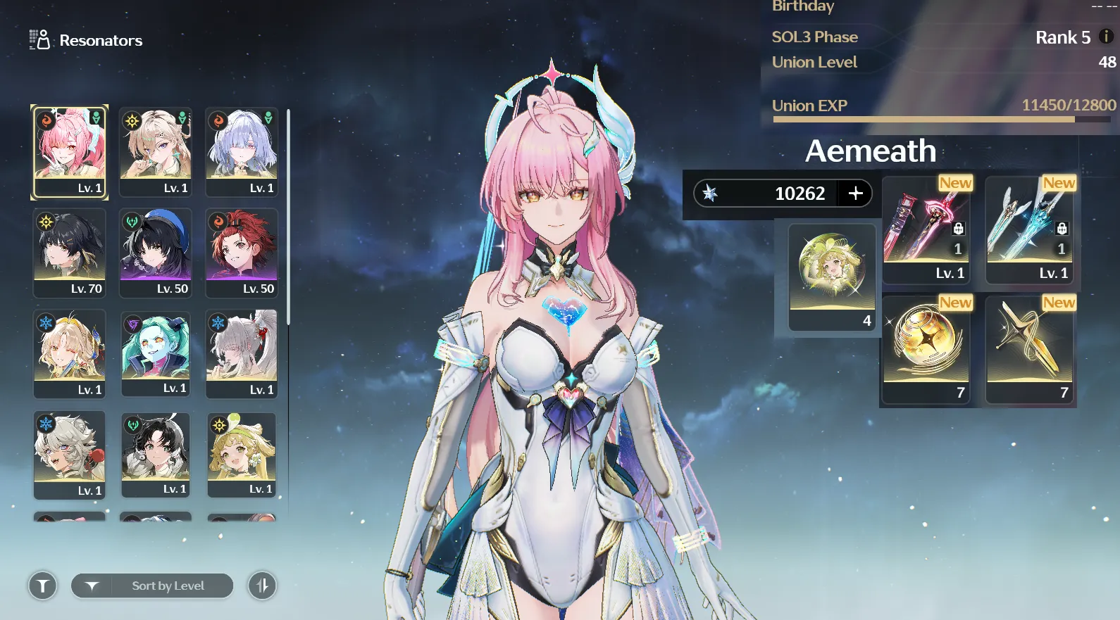Acc reroll ul48 team aemaeth tran+ lynae+mornye+hiyuki tran+suisui+10200 đá+verina C4