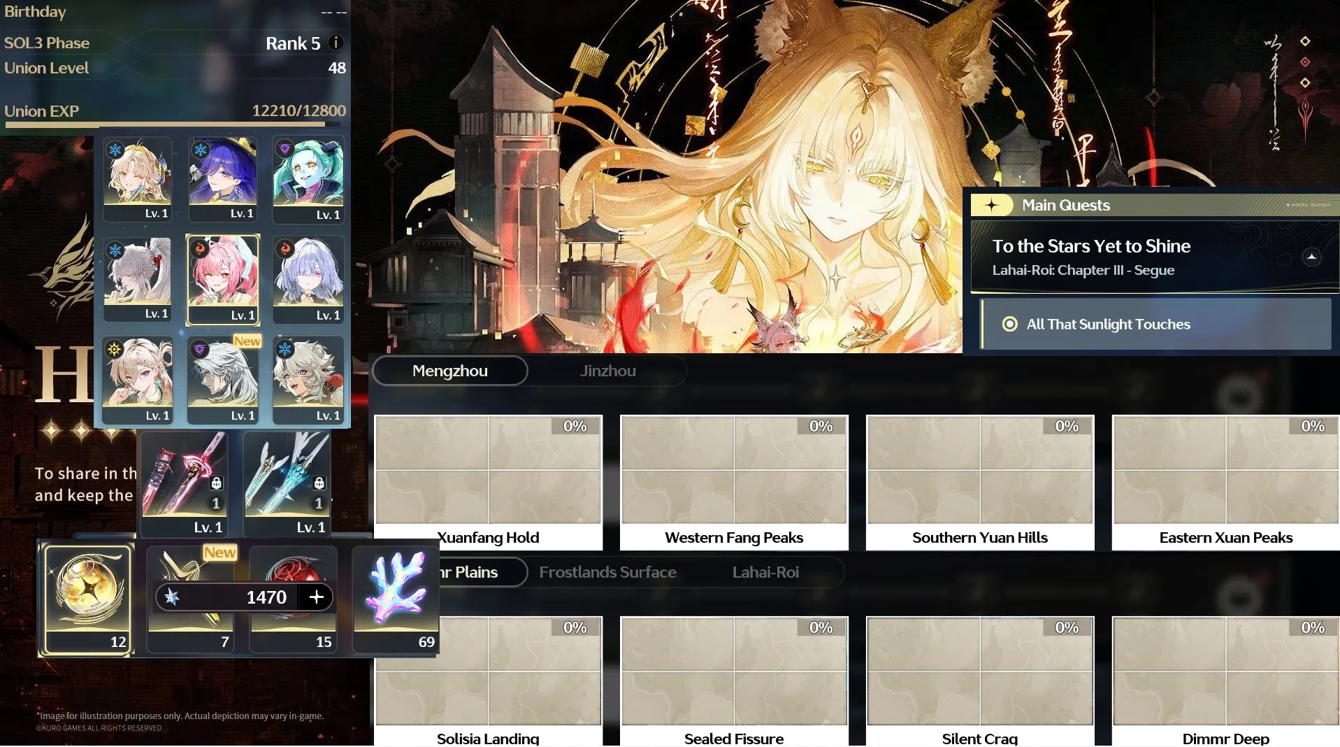 Team Aemeath Trấn + Lynae + Mornye + Team Hiyuki Trấn + Lucilla + Suisui + 36 vé limit