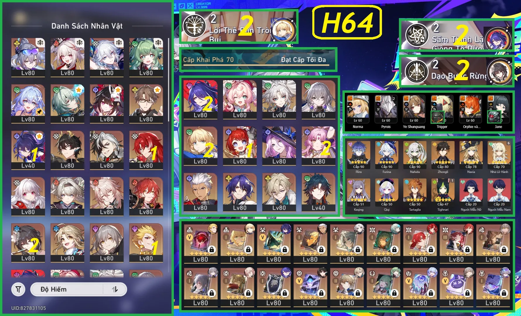 [ Acc 3 Game ] Acc ngon team đẹp - Full Sói