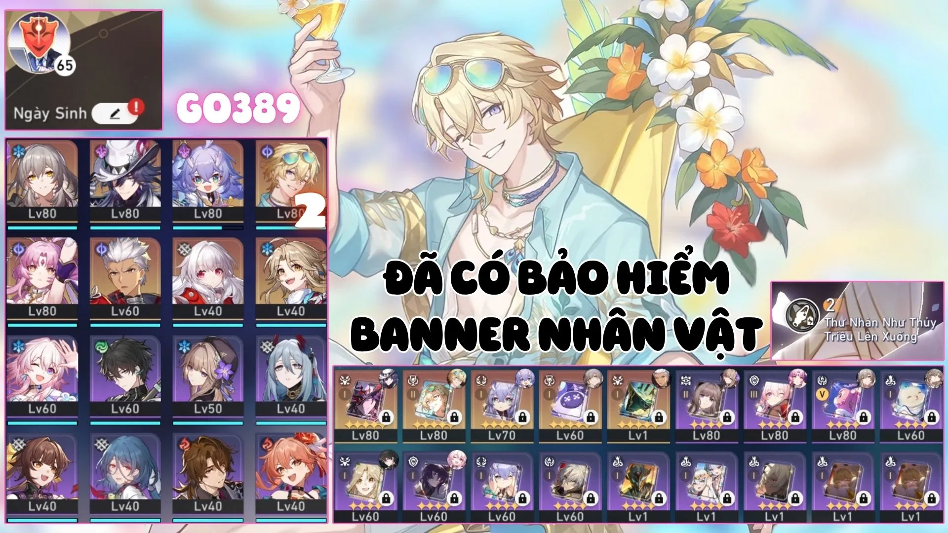 Go389 Aventurine - Waveflair E2s1 +  Ashveil Trấn