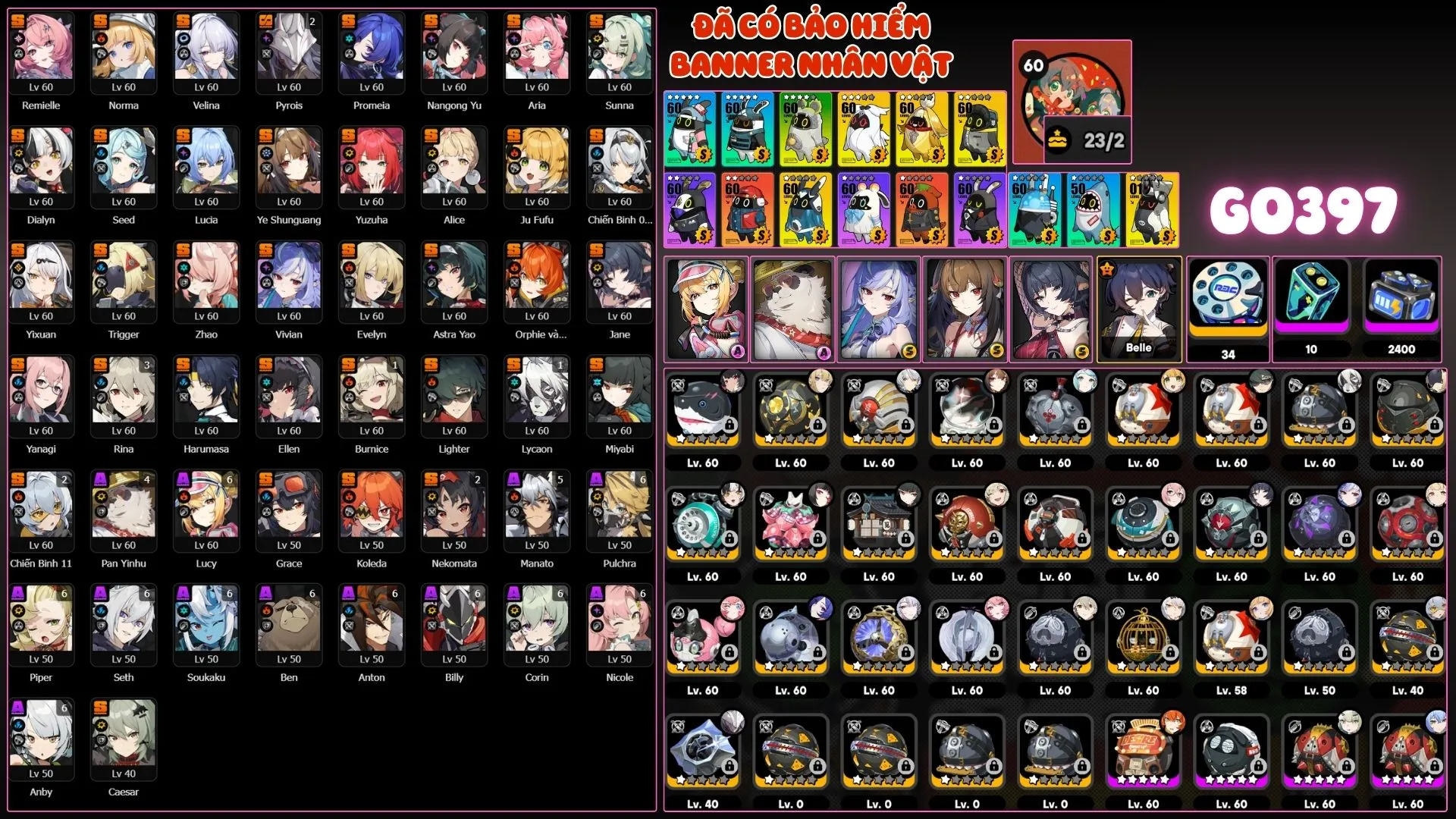 Go397 Nguồn BR Chưa User, Siêu An Toàn
