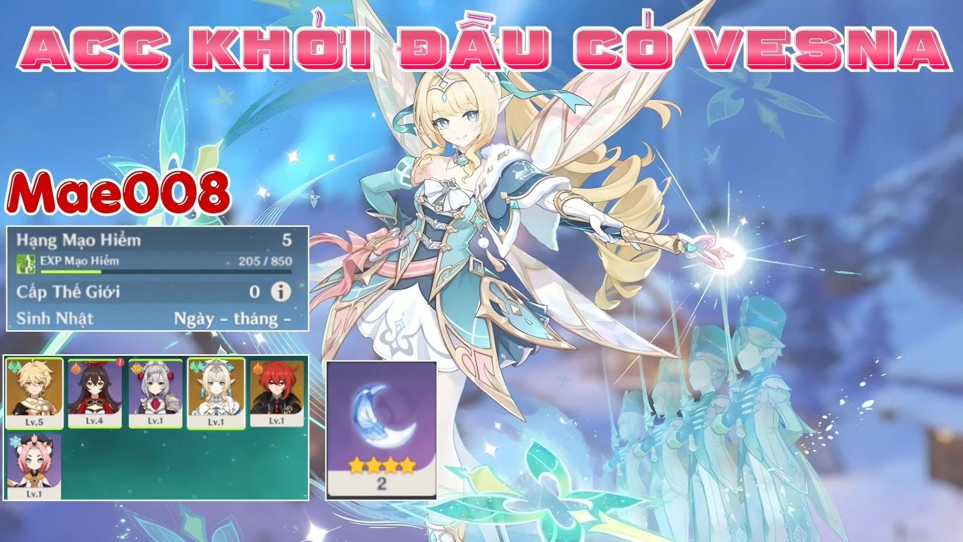 Mae008 Acc Khởi Đầu Ar 5 Có Vesna
