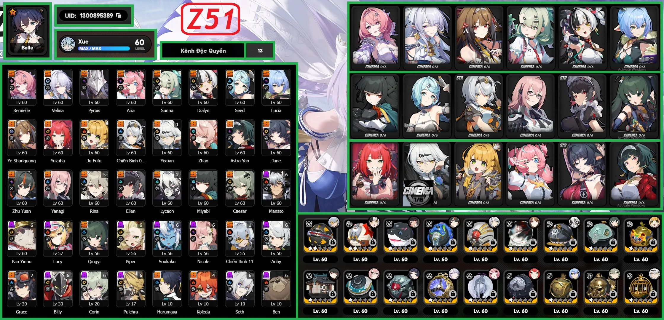 [Nguồn CN] Acc ngon team đẹp