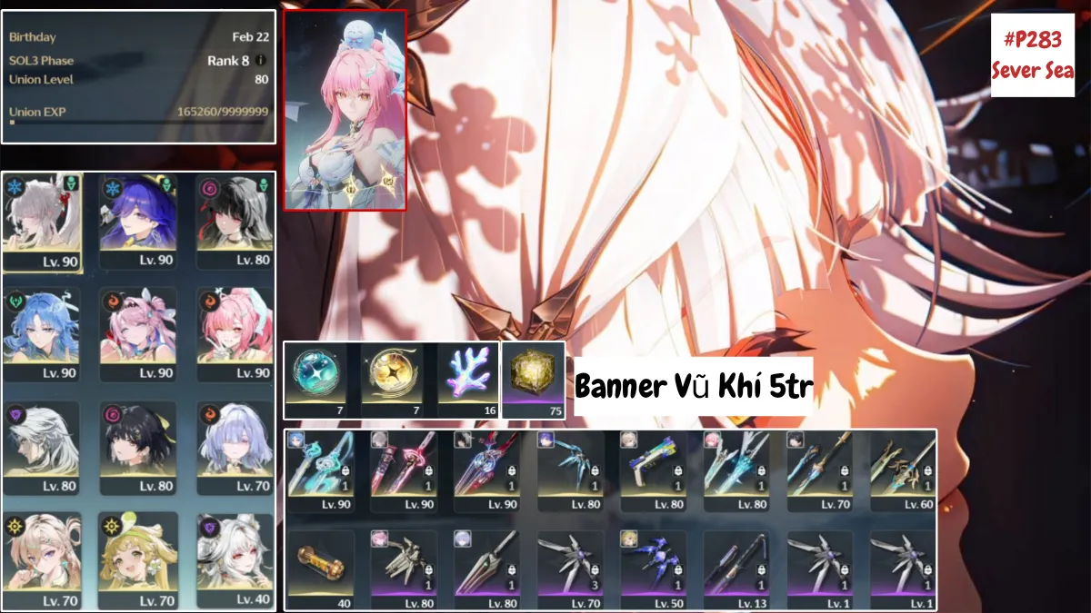 Siêu Vip Toàn Team Top Meta, Aemeath C2R1 Full Form, Hiyuki Full Form, Qingxiao Full Form, Hsin Full Form