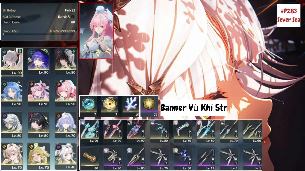 Siêu Vip Toàn Team Top Meta, Aemeath C2R1 Full Form, Hiyuki Full Form, Qingxiao Full Form, Hsin Full Form