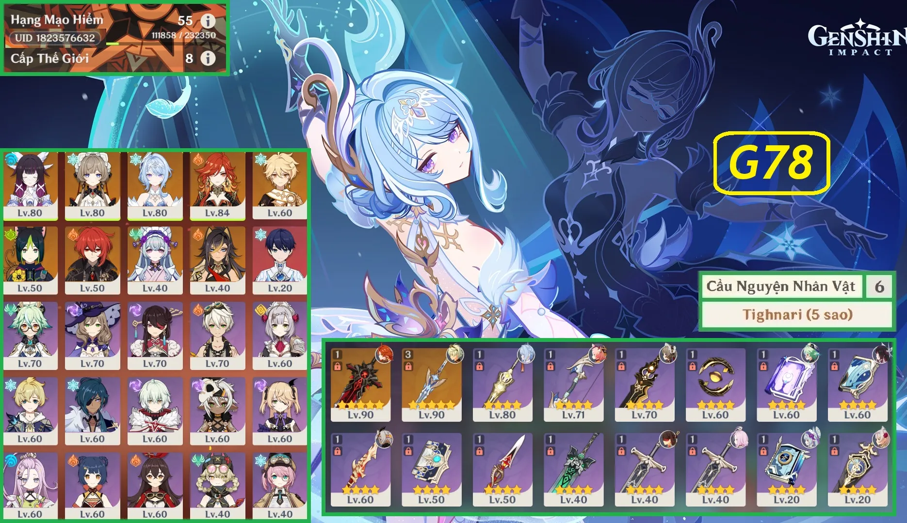 Check Build qua UID trong ảnh