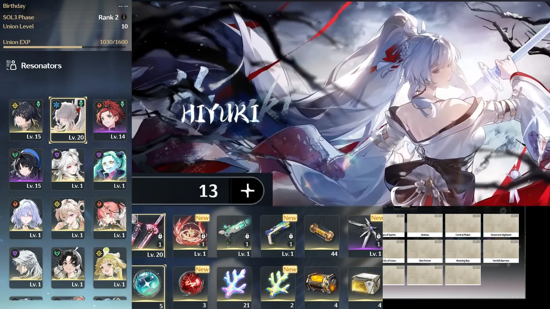 [SEA] [UL8] ACC khởi đầu VIP 5 char 3 trấn