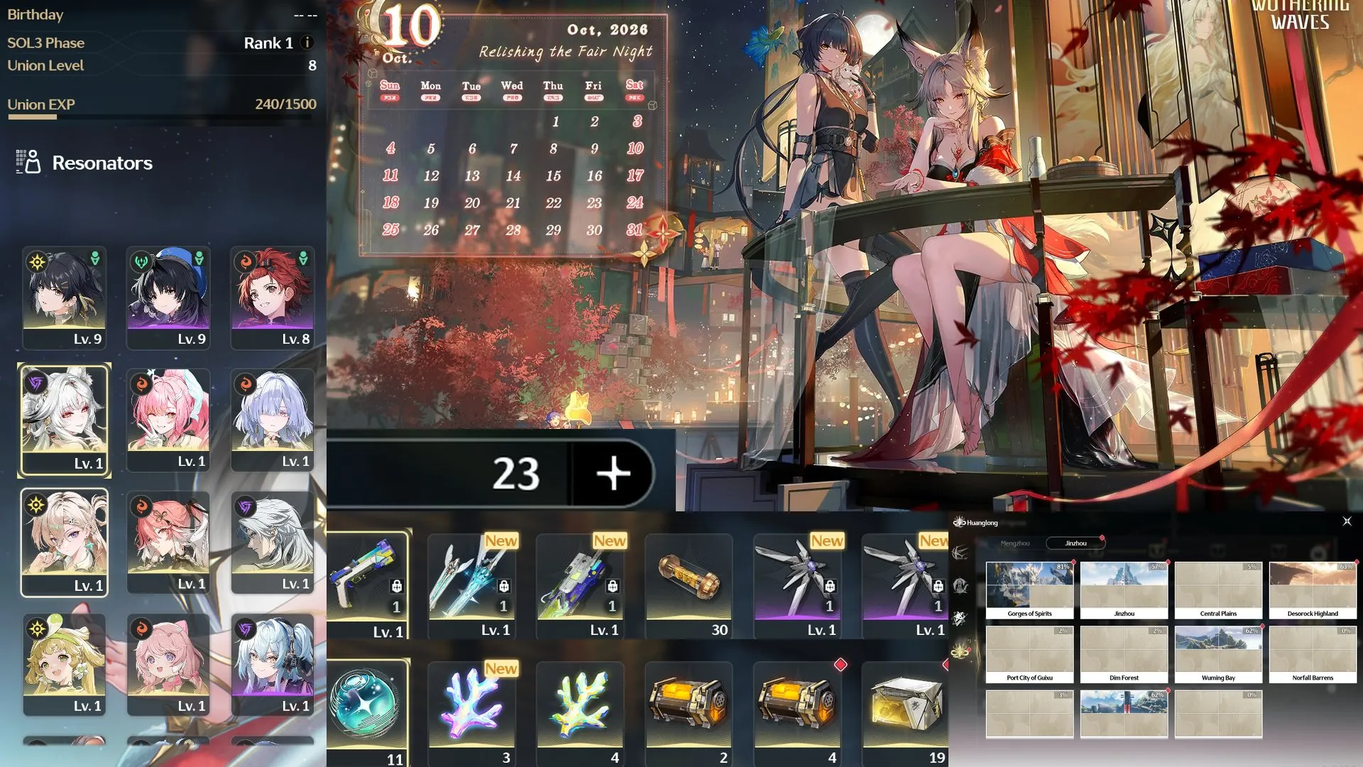 [SEA] [UL8] SALE ACC khởi đầu VIP 5 char 1 trấn