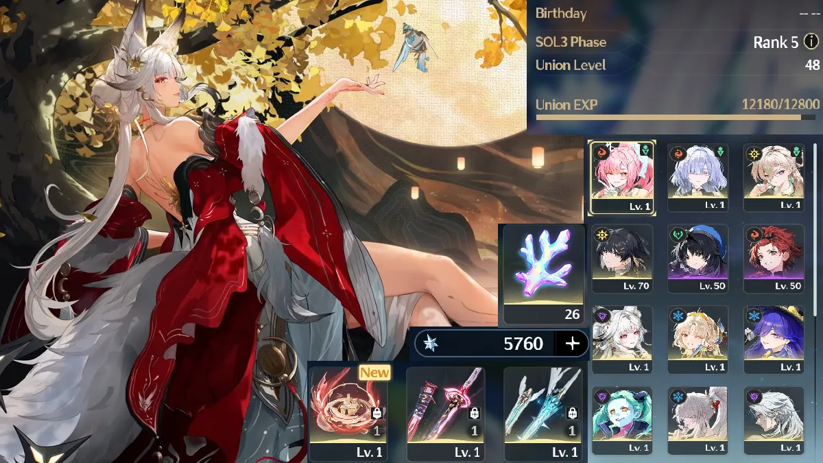 [Reroll]Sea ul48 Hsin tran+team aemaeth tran+lynae+mornye+team hiyuki tran+lucilla+suisui+5700 đá