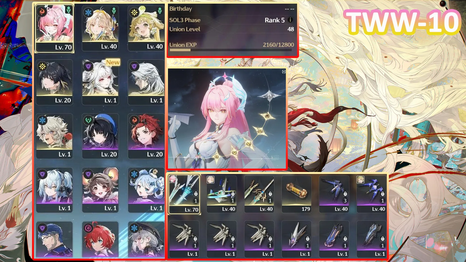 [Siêu Phẩm ] TWW-10 AEMEATH C5R1 + SUISUI + HSIN + CÒN NHIỀU MAP + EVENT