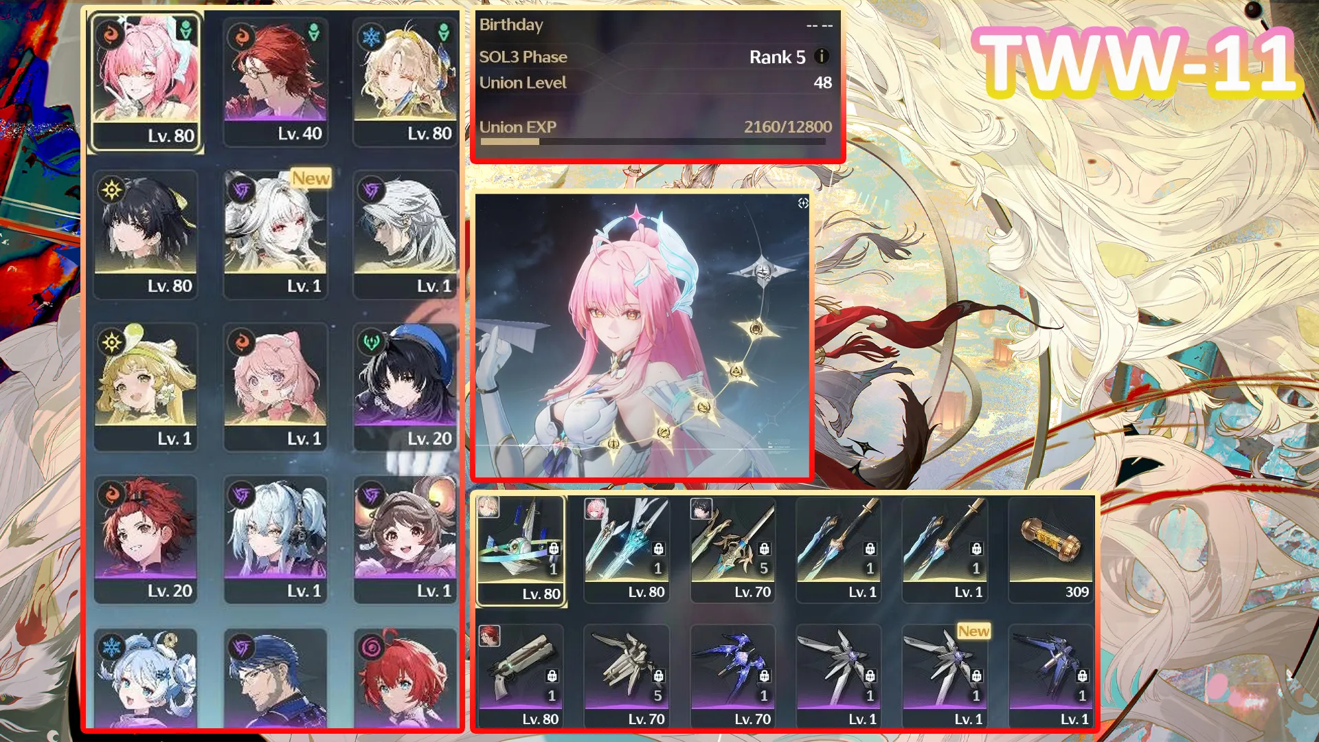 [Siêu Phẩm ] TWW-11 AEMEATH C5R1 + SUISUI + HSIN + CÒN NHIỀU MAP + EVENT