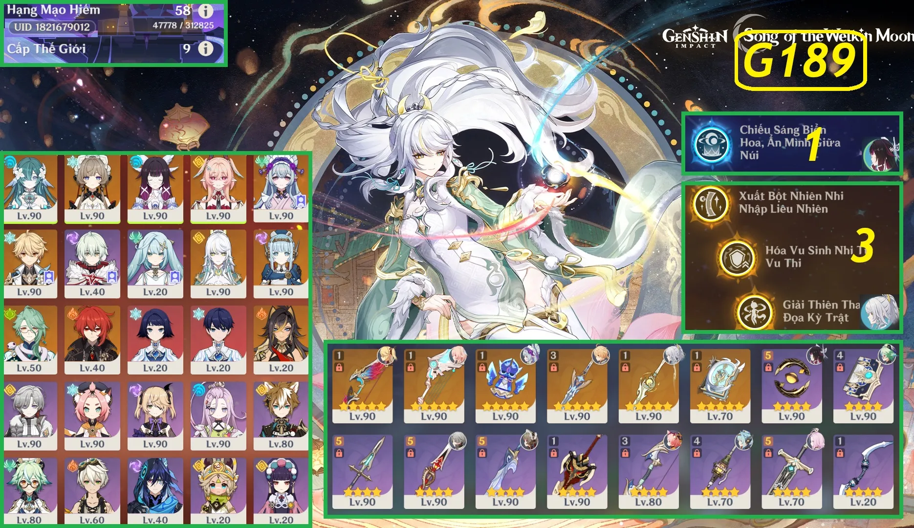 Check Build qua UID trong ảnh