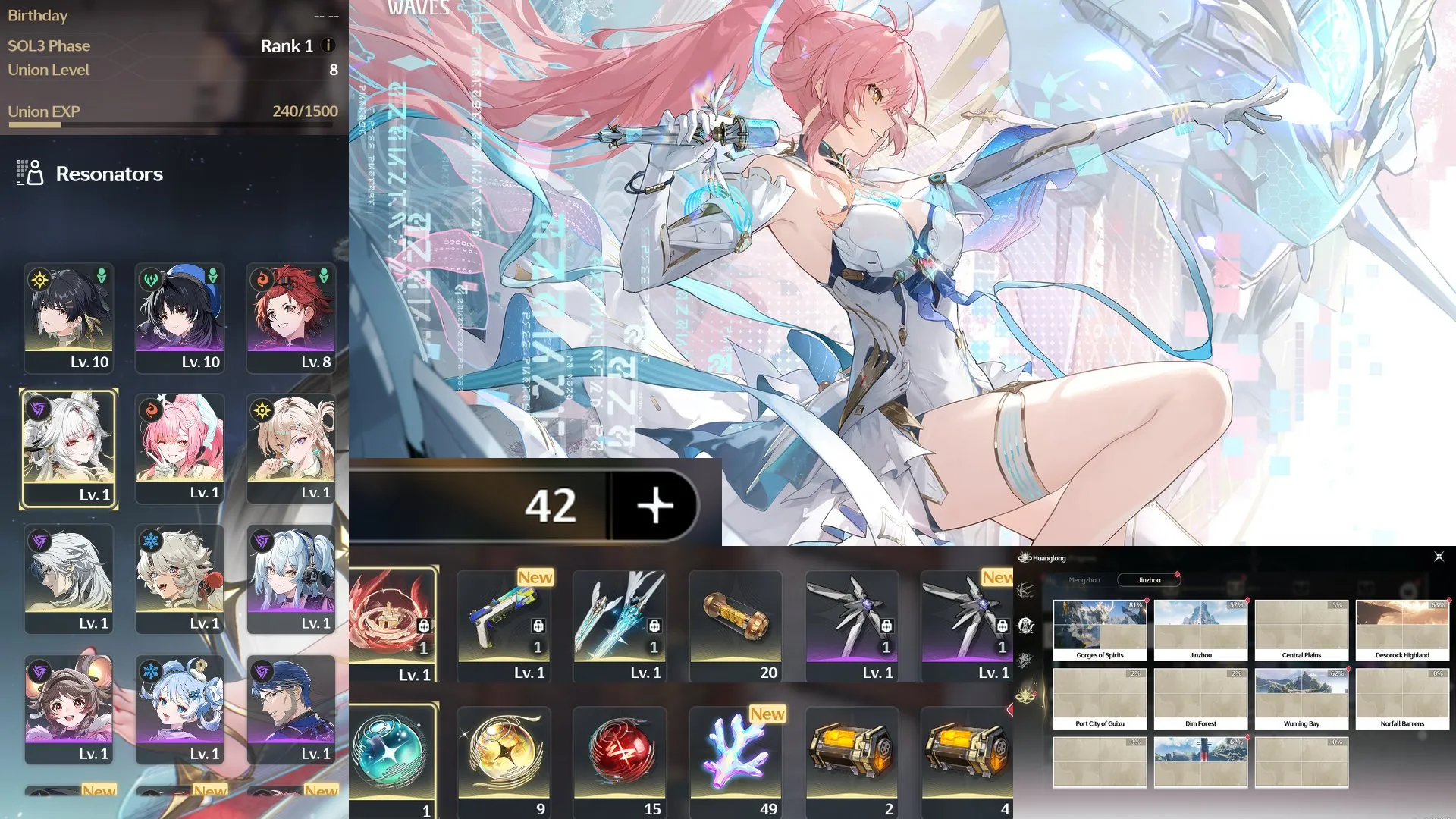 [SEA] [UL8] ACC khởi đầu Aemeath trấn + Lynea + Hsin Trấn